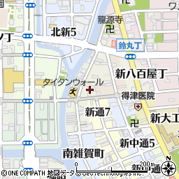 和歌山県和歌山市新雑賀町周辺の地図