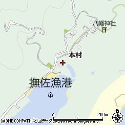 徳島県鳴門市瀬戸町撫佐本村8-3周辺の地図