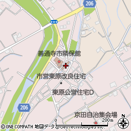 香川県善通寺市与北町2909-1周辺の地図