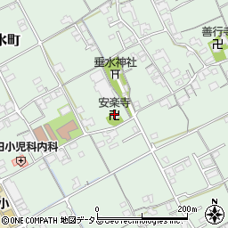 宗教法人安楽寺周辺の地図