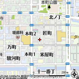 和歌山県和歌山市匠町34周辺の地図