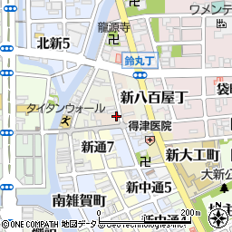 和歌山県和歌山市新堺丁周辺の地図