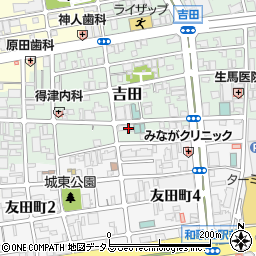 銀平 吉田店周辺の地図