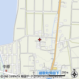 香川県丸亀市綾歌町岡田東69-4周辺の地図