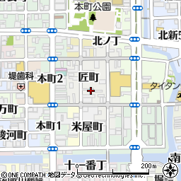 和歌山県和歌山市匠町17周辺の地図