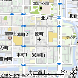 和歌山県和歌山市匠町16周辺の地図