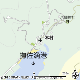 徳島県鳴門市瀬戸町撫佐本村8-1周辺の地図