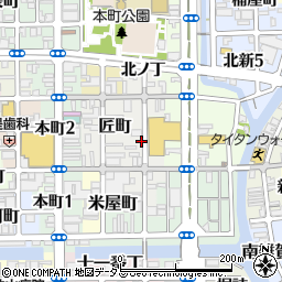 和歌山県和歌山市中ノ店（中ノ丁）周辺の地図