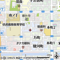 和歌山県和歌山市東鍜冶屋町周辺の地図
