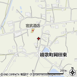 香川県丸亀市綾歌町岡田東819周辺の地図
