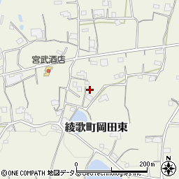 香川県丸亀市綾歌町岡田東801-1周辺の地図
