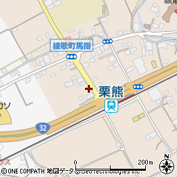 香川県丸亀市綾歌町栗熊東519周辺の地図
