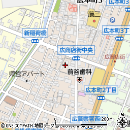 広島県呉市広本町周辺の地図