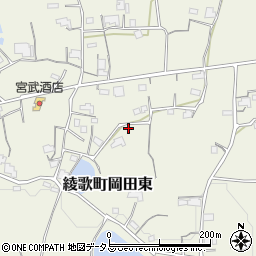 香川県丸亀市綾歌町岡田東896-2周辺の地図