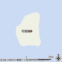 可部島周辺の地図