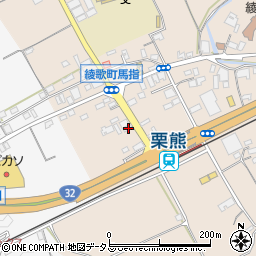 香川県丸亀市綾歌町栗熊東519-2周辺の地図