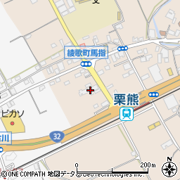 香川県丸亀市綾歌町栗熊東518周辺の地図