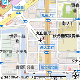 和歌山県和歌山市舟大工町周辺の地図
