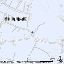 香川県高松市香川町川内原1246周辺の地図