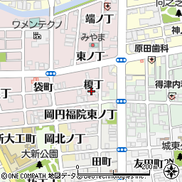 和歌山県和歌山市畑屋敷（榎丁）周辺の地図