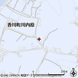 香川県高松市香川町川内原1247周辺の地図