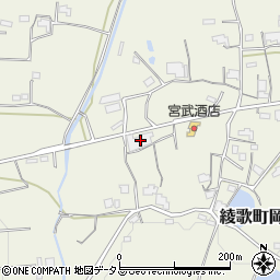 香川県丸亀市綾歌町岡田東734-1周辺の地図