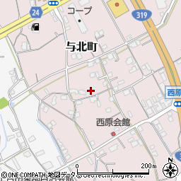 香川県善通寺市与北町3181-1周辺の地図