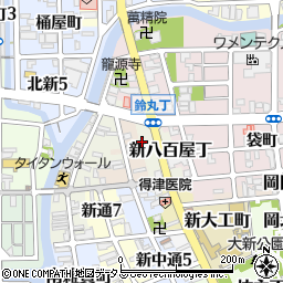 和歌山県和歌山市新八百屋丁4周辺の地図