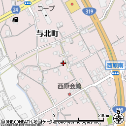 香川県善通寺市与北町3188周辺の地図
