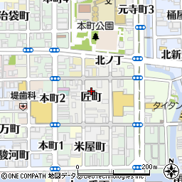 和歌山県和歌山市匠町10周辺の地図