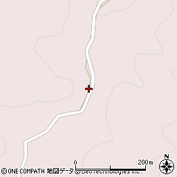 桑枝峠周辺の地図