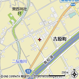 香川県善通寺市吉原町85周辺の地図