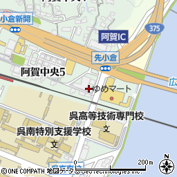呉金属熱錬工業株式会社周辺の地図
