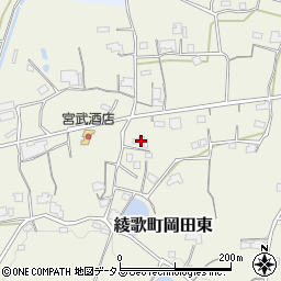 香川県丸亀市綾歌町岡田東813周辺の地図