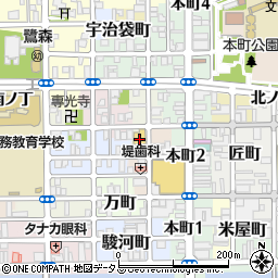 和歌山県和歌山市北大工町25周辺の地図