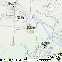 幡降寺周辺の地図