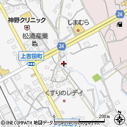 香川県善通寺市上吉田町212周辺の地図