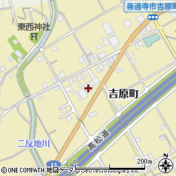 香川県善通寺市吉原町88-1周辺の地図