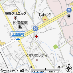香川県善通寺市上吉田町212-2周辺の地図