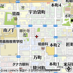 〒640-8037 和歌山県和歌山市西大工町の地図