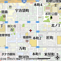 和歌山県和歌山市北大工町20周辺の地図