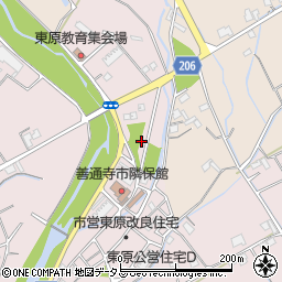 香川県善通寺市与北町2916周辺の地図