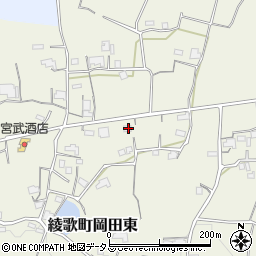 香川県丸亀市綾歌町岡田東908周辺の地図