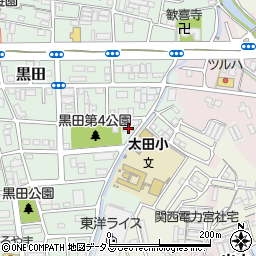和歌山県和歌山市黒田25周辺の地図