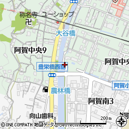 西町公園周辺の地図