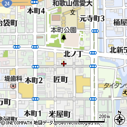 和歌山県和歌山市南桶屋町3周辺の地図