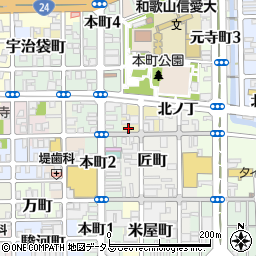 和歌山県和歌山市南桶屋町11周辺の地図