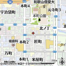 和歌山県和歌山市南桶屋町10周辺の地図