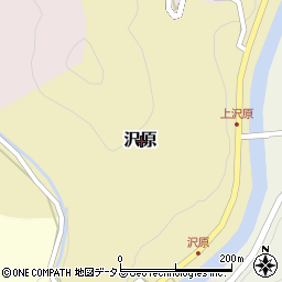 奈良県吉野郡天川村沢原周辺の地図