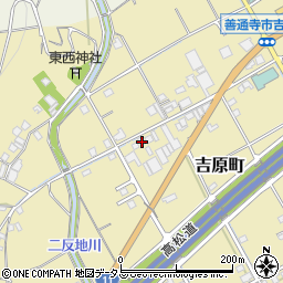 香川県善通寺市吉原町86周辺の地図